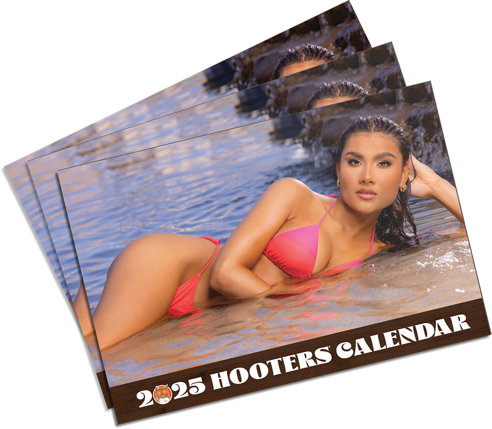 Photo of the 2024 Hooters Calendar