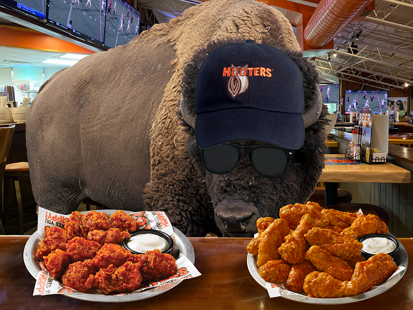 Hooters Ups the Ante on Buffalo Wild Wings ‘Free Wings Offer’