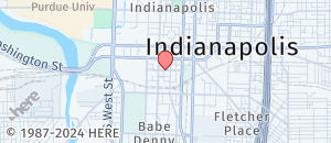Location of Hooters of Indy Downtown on a map