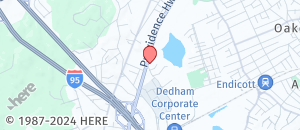 Location of Hooters of Dedham on a map
