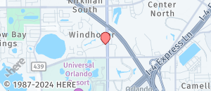 Location of Hooters of Kirkman Road on a map