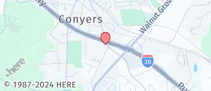 Location of Hooters of Conyers on a map