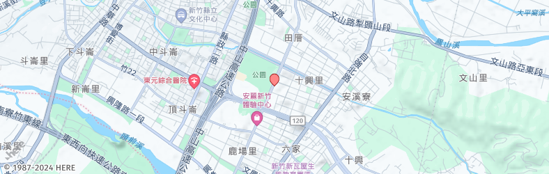 Location of Hooters of Zhubei on a map