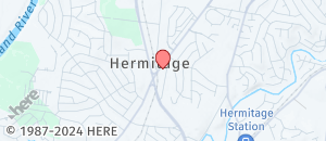 Location of Hooters of Hermitage on a map