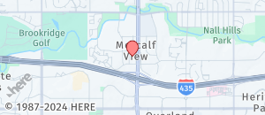 Location of Hooters of Overland Park on a map