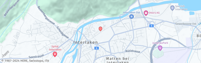 Location of Hooters of Interlaken on a map