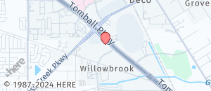 Location of Hooters of Willowbrook on a map