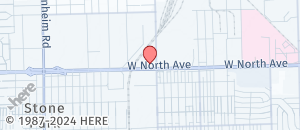 Location of Hooters of Melrose Park on a map
