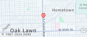 Location of Hooters of Oaklawn on a map