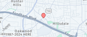 Location of Hooters of Greensboro on a map