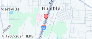 Location of Hooters of Humble on a map