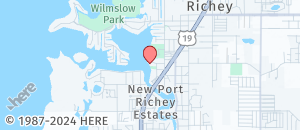 Location of Hooters of Port Richey on a map